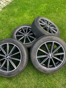 4x Al kola 5x112 R16 + zimní pneu 195/55, 87H - 2