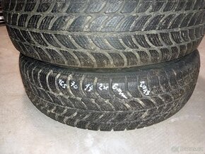 Pneu 165/70 R14,zimní, 2x,6mm - 2