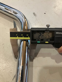 Řídítka na motorku prům 22mm, délka 72 cm - 2
