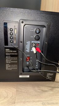 Reproduktory 2.1 k PC s FM rádiem - 2