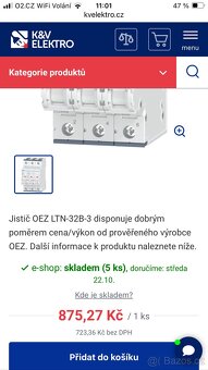 Jistič OEZ LTN-32B-3 - 2