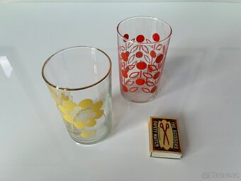 Retro sklenice s potiskem - 2