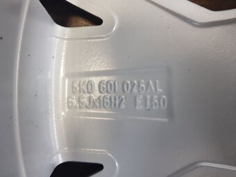 Hliníková kola, aludisky orig. VW 4ks sada - 2