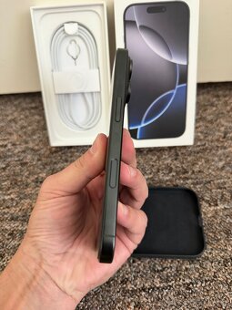 iPhone 16 Pro 256gb Black. Stav noveho, 18m zaruka, obal. - 2