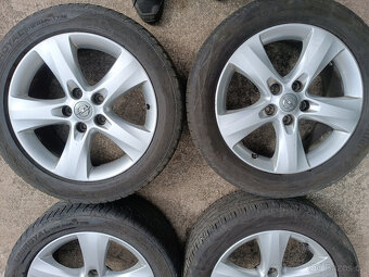 Astra J / Zafira C - alu 7x17 et44 + letní 225/50/17 - 2