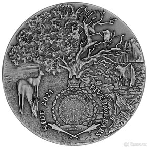 LUCIFER Angels and Demons 2 Oz Silver Coin - jen 500 ks - 2