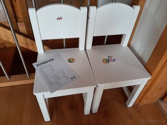 Dvě dětské židličky IKEA SUNDVIK - 2