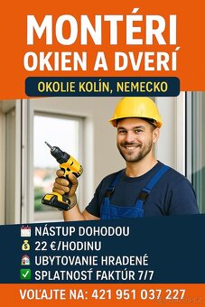 Montéri okná dveře,Lesenaře,Zedniky,Pokrývače atď - 2