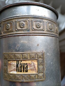 Stará plechovka, plechová krabička - 2