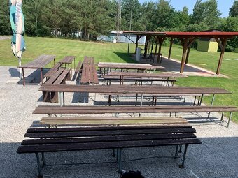 Zahradní lavice a stoly - 2