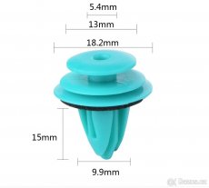 Plastové příchytky čalounění,plastů - 2