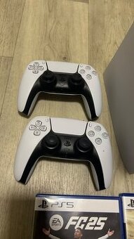 PS5 Slim Digital Edition + 2 ovladače + Hry - 2