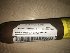 Aurbag stropní Audi A3 8P 3dver. , levý + pravý - 2
