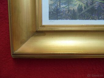 Jan Hrnčárek-litografie 81/200, malíř z Valašska (1918-2009) - 2