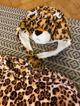 Plyšový kostým Tezenis - Leopard Halloween vel. S - 2