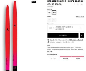 Skate běžky Atomic Redster S9 GEN S + SHIFT SK - 2