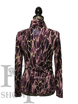 Westernová show halenka XS fialová - 2