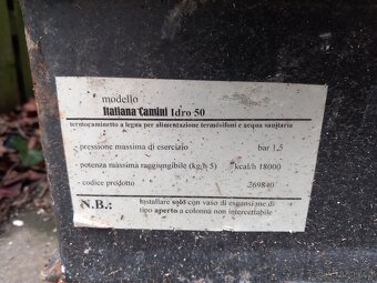 Krbová vložka s výměníkem Idro 50 - 2