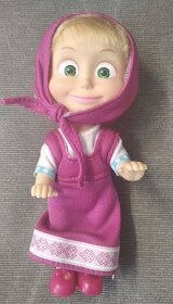 Hračky-dřevěné kostky, geometrické tvary, pohádkový medvěd, - 2