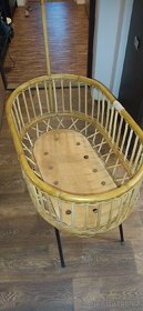 Dětská ratanová postýlka - 2