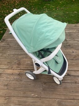 Kočárek Greentom Classic white/mint - 2
