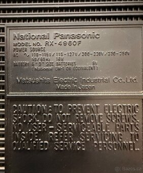 National Panasonic RX-4960F - 2