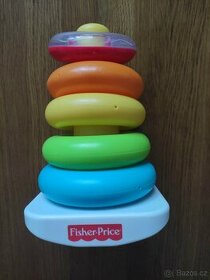 Plastové kroužky na tyčku Fisher Price - 2