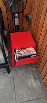 2ks noční plechový stolek IKEA - 2