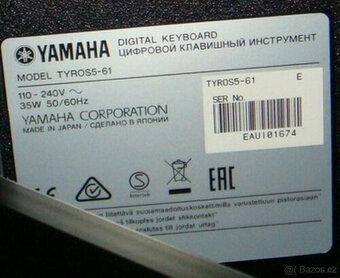 Yamaha Tyros 5 61 v dobrém, dobře udržovaném stavu. - 2