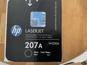 207A originální toner HP W2210A nový - 1 400 stran - 2