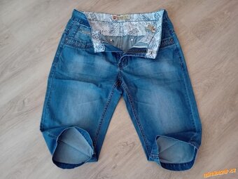 PÁNSKÉ LETNÍ KRAŤASY - vel.M/L - /zn.Green - Jeans - 2