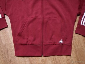 Sportovní vínová mikina - Adidas (vel M/L) - 2