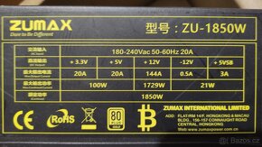 zdroje 1650W a 1850W 80+ gold - 2
