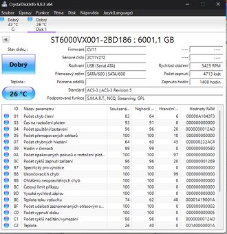 2x Seagate SkyHawk 6TB, ST6000VX009 - 2