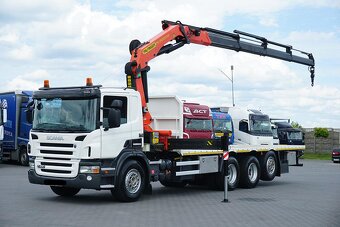Scania P420 8x4 - plato s hydraulickou rukou Palfinger - 2
