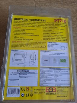 Digitalni termostat pro podlahove topeni - 2