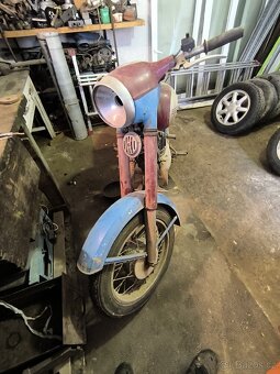 Jawa 350 s přepsatelnymi doklady - 2