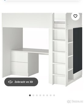 Detska postel ikea smastad - 2