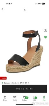 Espadrilky na klinu, vel.36 - 2