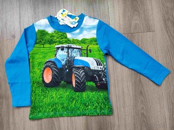 Chlapecké triko traktor dlouhý rukáv nové - 2