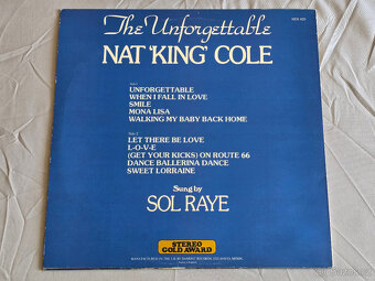 LP Sol Raye - THE UNFORGETTABLE NAT "KING" COLE (1977) - 2