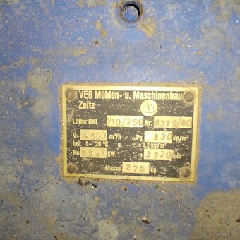 Radiální ventilátor VEB Mühlen-u. Maschinenbau Zeitz - 2