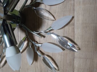 Chromový Lustr - Lístky - 2