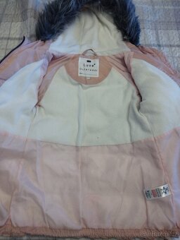 Dívčí zimní bunda 128 - 2