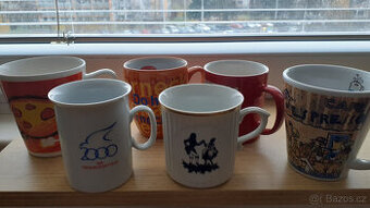 Modrá růže, hrnečky, vázičky, skleničky - 2