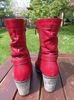 Kožené kozačky Barton - 2