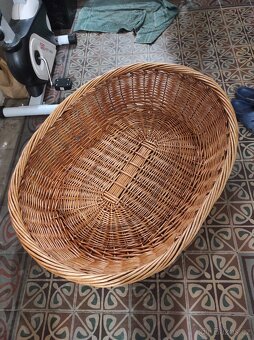 Proutěný koš, pelíšek pro psa - 2