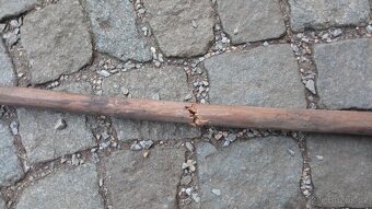 Historický cep, vrták, síto a ošatka na chalupu - 2