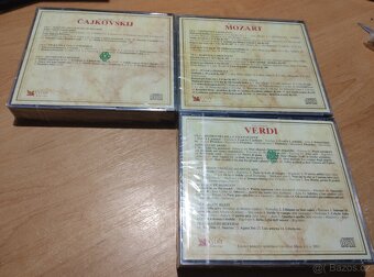 Cd - 3 cd Čajkovskij , Mozart , Verdi - 2