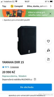 Yamaha DXR 15” - 2